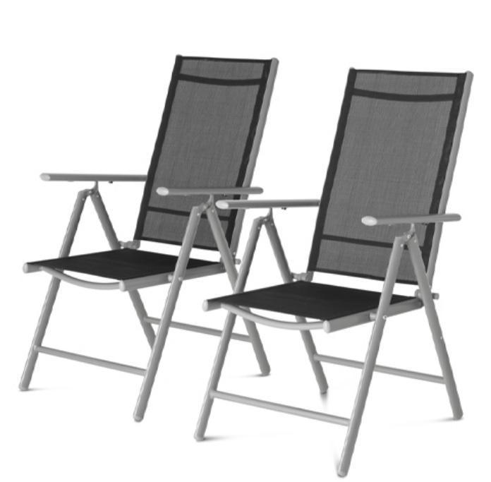 TUINSTOELEN - VERSTELBAAR, Tuin en Terras, Tuinstoelen, Gebruikt, Aluminium, Inklapbaar, Stapelbaar, Verstelbaar, Ophalen