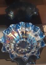 Dubbel Glas Prachtige Boheemse Fruit Vaas., Ophalen of Verzenden