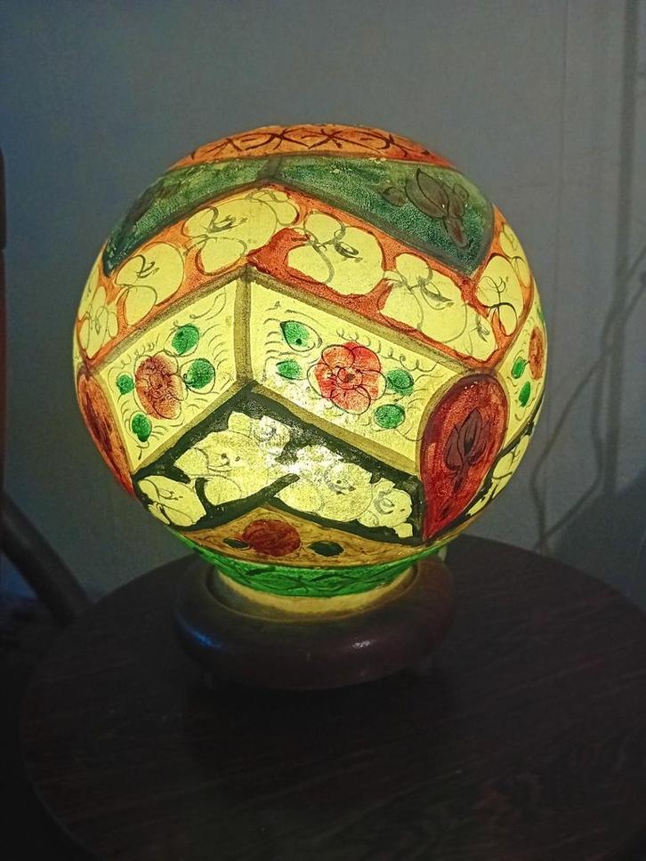 Oosterse lamp bol pakistan, Antiek en Kunst, Antiek | Lampen, Ophalen of Verzenden
