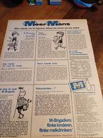 Advertentie van melk meer mans m- brigadier redt 80- jarige, Verzamelen, Merken en Reclamevoorwerpen, Ophalen of Verzenden, Zo goed als nieuw