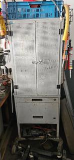 Staande gereedschapswagen met deuren en lade, Auto diversen, Autogereedschap, Ophalen, Gebruikt