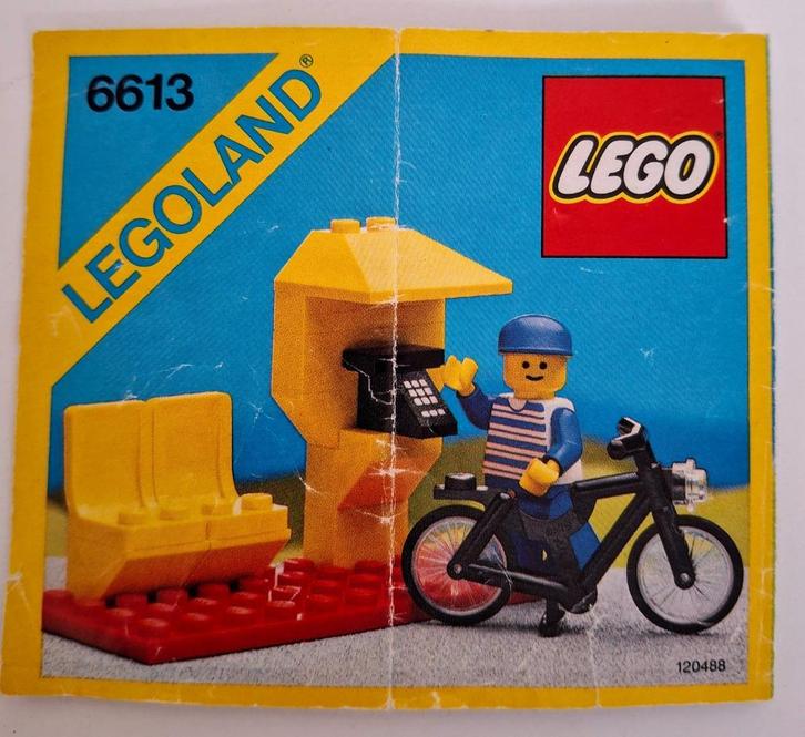 Lego Nr 6613 Klassieke telefooncel zgan Vintage € 9,99, Kinderen en Baby's, Speelgoed | Duplo en Lego, Zo goed als nieuw, Lego