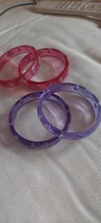 2x2 plastic armbanden india, Ophalen of Verzenden, Nieuw, Paars