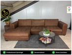 GRATIS LEVERING Loungebank Cognac 340x170 GEREINIGD