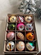 Oude gekleurde kerstballen groot, Diversen, Ophalen of Verzenden, Gebruikt