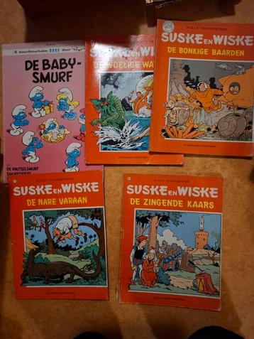 Stripboeken Suske en Wiske + Smurf (ophalen Ede)  beschikbaar voor biedingen