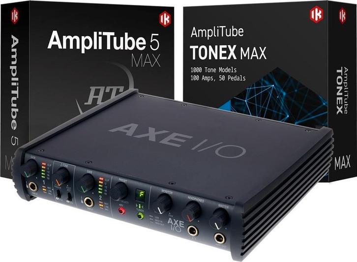 IK Multimedia Axe IO met Amplitube 5 MAX bundel, Muziek en Instrumenten, Midi-apparatuur, Nieuw, Ophalen of Verzenden
