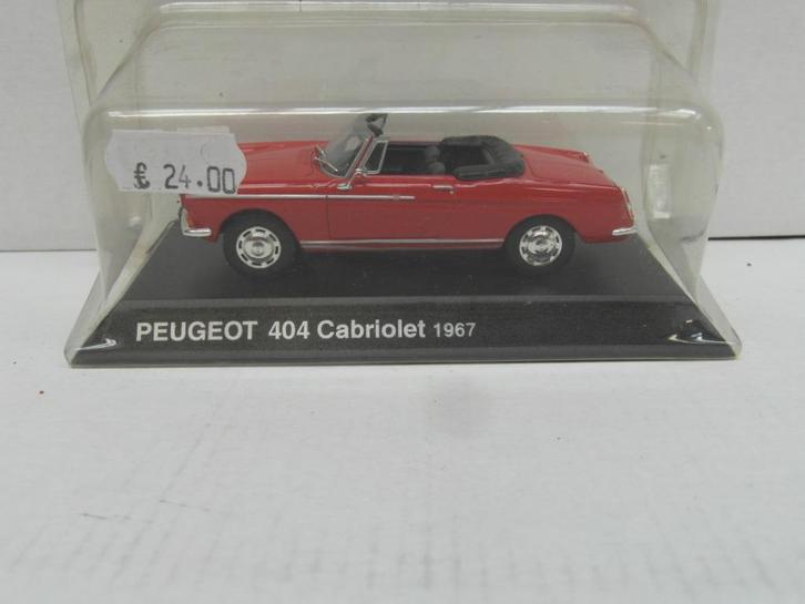Peugeot 404 Cabriolet   1:43, Hobby en Vrije tijd, Modelauto's | 1:43, Nieuw, Auto, Overige merken, Ophalen of Verzenden