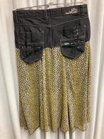 Upcycel rok,, Zwart, Maat 42/44 (L), Ophalen of Verzenden, Gedragen