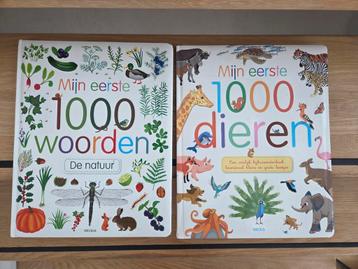 Grote boeken 2x (A3) mijn eerste 1000 woorden dieren beschikbaar voor biedingen
