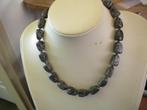 Een mooie Labradoriet edelstenen ketting, Sieraden, Tassen en Uiterlijk, Antieke sieraden, Verzenden, Zilver, Ketting, Met edelsteen