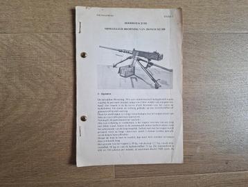 Dienstgeheim Mitrailleur Browning 50 inch M2 HB  beschikbaar voor biedingen