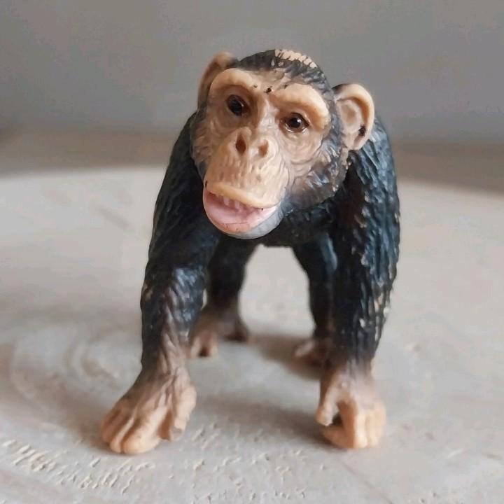 Schleich aap, Verzamelen, Dierenverzamelingen, Zo goed als nieuw, Beeldje of Figuurtje, Wild dier, Ophalen of Verzenden