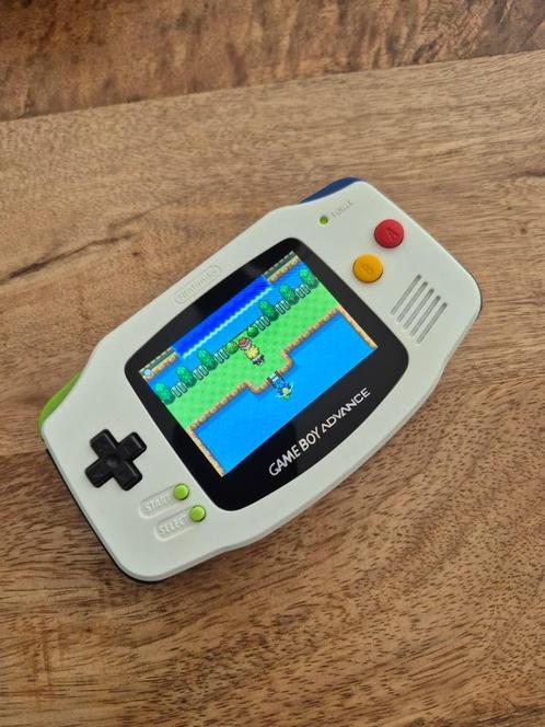 Gameboy Advance UNIEK met verlicht scherm, accu, USB-C lader, Spelcomputers en Games, Spelcomputers | Nintendo Game Boy, Refurbished