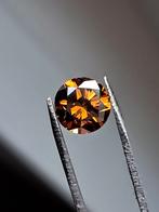 Oranje bruine diamant edelsteen - 1.02crt VS1, Ophalen of Verzenden, Nieuw