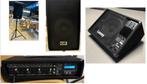 2 Geluidsboxen, versterker/mixer en monitor, Gebruikt, Overige typen, 120 watt of meer, Ophalen