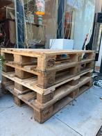 4 dikke houten pallets, zsm ophalen aub., Doe-het-zelf en Verbouw, Hout en Planken, Ophalen, Zo goed als nieuw, 50 mm of meer