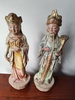 Set beelden – Artenova di Impruneta, di Parisi - H 40/42cm, Antiek en Kunst, Kunst | Beelden en Houtsnijwerken, Ophalen of Verzenden