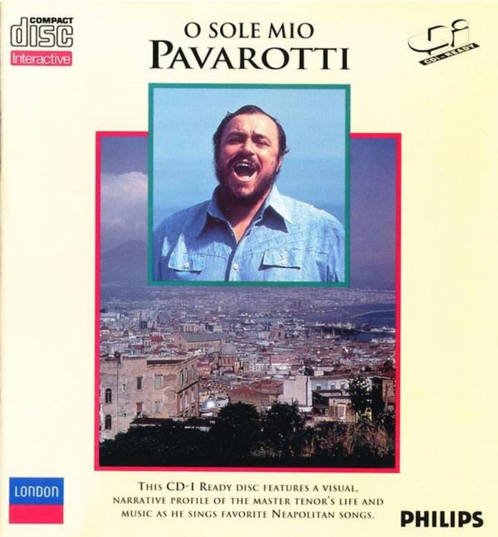 cd-i van Luciano Pavarotti - O Sole Mio, Cd's en Dvd's, Cd's | Klassiek, Zo goed als nieuw, Opera of Operette, Verzenden