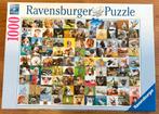Ravensburger Puzzel 99 Vrolijke Dieren van 1000 stuks, Ophalen of Verzenden, 500 t/m 1500 stukjes, Gebruikt, Legpuzzel