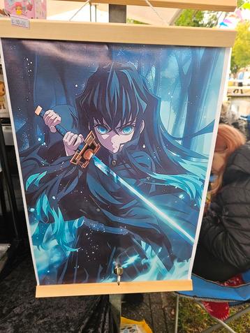 Demon Slayer Canvas Poster - 30x40 cm beschikbaar voor biedingen