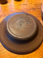 Vintage Aardewerk Bord Lucie Q Bakker, Ophalen of Verzenden
