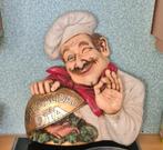 Groot chef kok bord, Verzamelen, Beelden en Beeldjes, Ophalen, Zo goed als nieuw