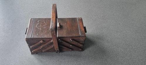 naaibenodigdheden kistje, Hobby en Vrije tijd, Naaien en Fournituren, Gebruikt, Overige typen, Ophalen