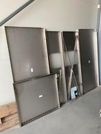 Geborstelde RVS platen, dik 0,8 mm, Doe-het-zelf en Verbouw, Metalen, Ophalen, Zo goed als nieuw, Overige metalen