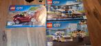 Lego politie set, helicopter en 2 auto s kompleet, Ophalen of Verzenden