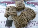 4x Riviera Maison rattan servetringen servet ringen, Overige materialen, Overige typen, Nieuw, Ophalen of Verzenden