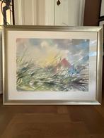 Schilderij landelijk aquarel Blankenstijn, Antiek en Kunst, Kunst | Schilderijen | Klassiek, Ophalen of Verzenden