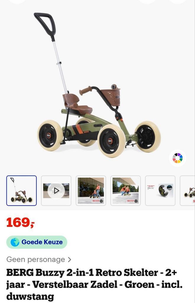 BERG Buzzy Retro Skelter
.., Kinderen en Baby's, Speelgoed | Buiten | Skelters, Gebruikt, Berg, Ophalen