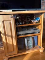 Tv meubel van eikenhout, Ophalen, Gebruikt, 100 tot 150 cm, Eikenhout