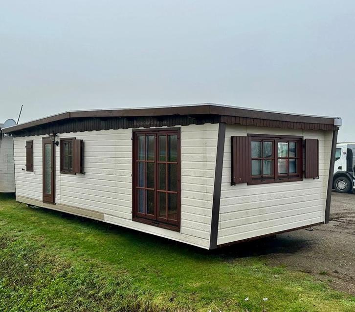 Chalet dubbel glas inclusief transport NL♦️, Caravans en Kamperen, Stacaravans, tot en met 4, Verzenden