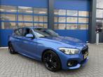 BMW 1-serie 118i 136pK M-Sport/ Alcantara/ Automaat/ Led Hig, Gebruikt, Blauw, Alcantara, Origineel Nederlands