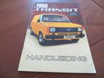 Instructieboek Ford Transit Bestel, Transit Combi 1978, mooi, Ophalen of Verzenden