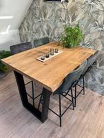 Metalox bartafel met H&H barstoelen, Ophalen, Zo goed als nieuw