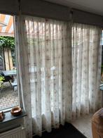 4 x vitrage met plooiband en loodkoord., Ophalen of Verzenden, Nieuw, 200 cm of meer