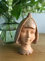 Kop / Hoofd / Fee / Bloemenmeisje / Terracotta, Antiek en Kunst, Ophalen of Verzenden