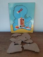 Vintage houten Simplex Toys puzzel Clown, Ophalen of Verzenden, Zo goed als nieuw