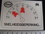 sticker esso logo snelheidsbeperking..., Verzenden, Zo goed als nieuw, Bedrijf of Vereniging