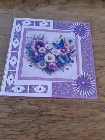 Scrap-Paarse bloemen(1163) beschikbaar voor biedingen