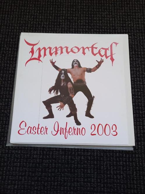 metal muziek vinyl live lp Immortal Easter Inferno 2003, Cd's en Dvd's, Vinyl | Hardrock en Metal, Zo goed als nieuw, Verzenden