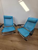 Twee Bo-Camp strandstoelen - Saint-Tropez - Blauw, Ophalen, Gebruikt
