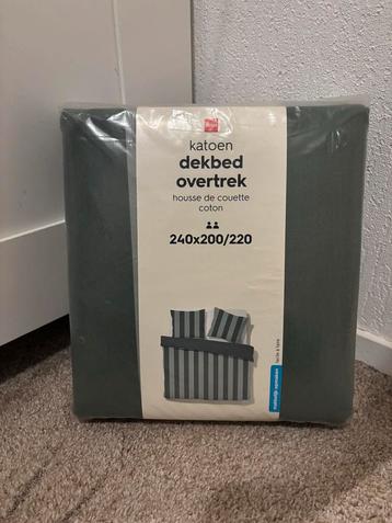 Nieuw Katoenen Dekbedovertrek 240x200/220 beschikbaar voor biedingen