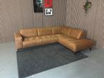GRATIS LEVERING Hoekbank Cognac 275x205 GEREINIGD