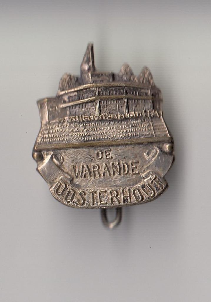 Oosterhout de Warande broche, Verzamelen, Speldjes, Pins en Buttons, Gebruikt, Speldje of Pin, Overige onderwerpen, Ophalen of Verzenden