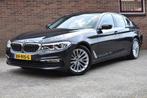 BMW 5-serie 520i High Executive '18 LED Leder Clima Navi Cru, Automaat, 1998 cc, Achterwielaandrijving, Gebruikt