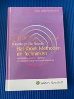 Basisboek Methoden en Technieken, Boeken, Zo goed als nieuw, Baarda en De Goede, Beta, HBO